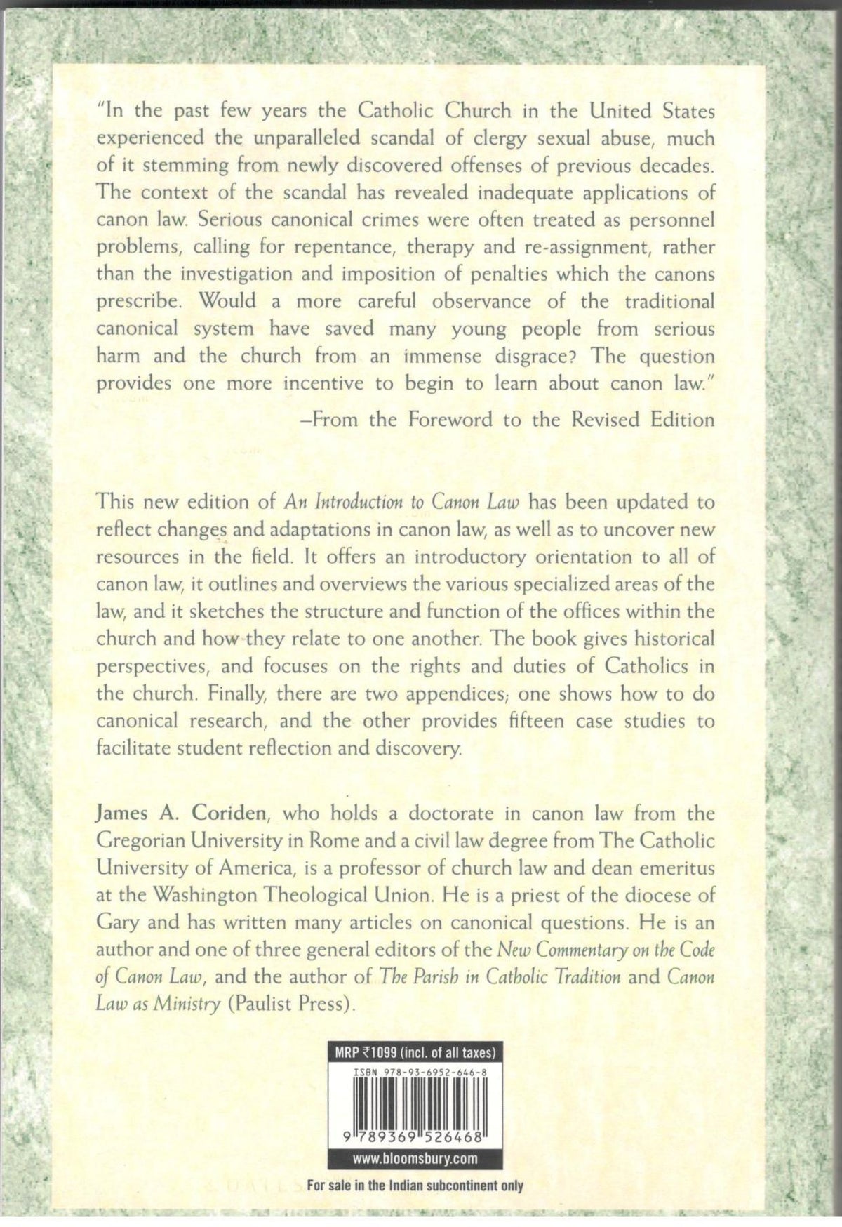An Introduction to Canon Law
