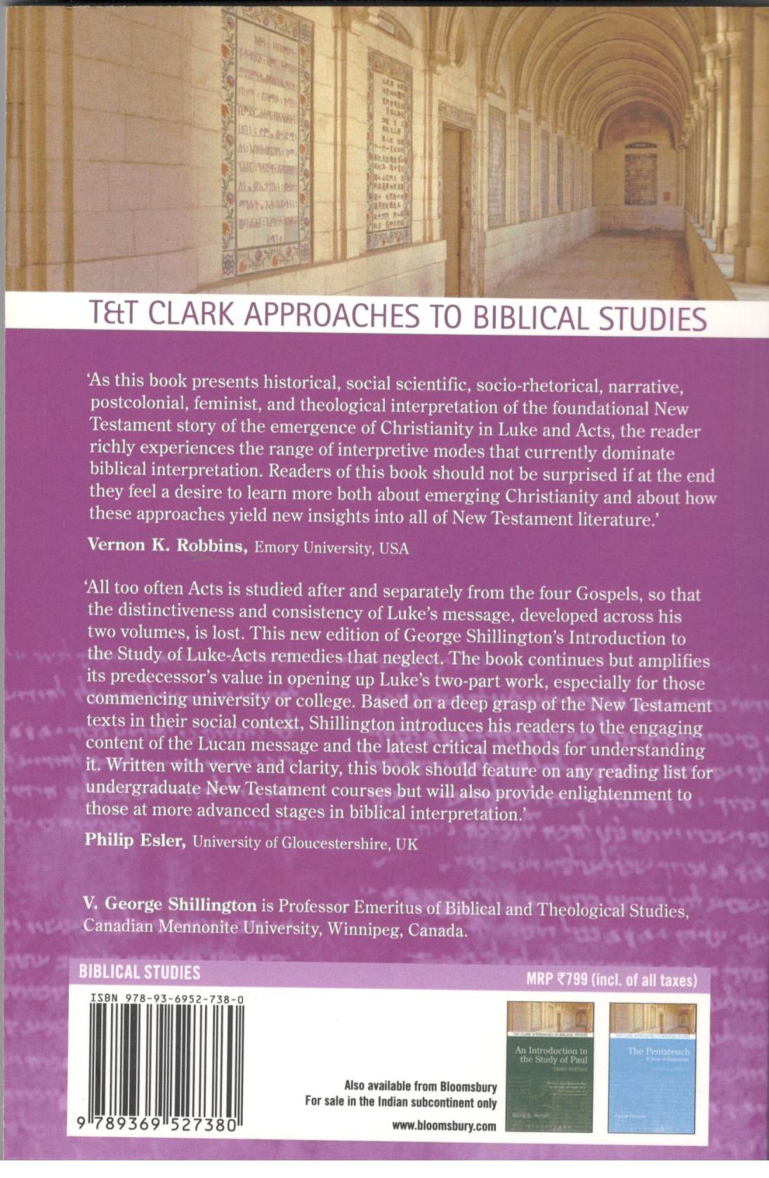 An Introduction to the Study of Luke-Acts