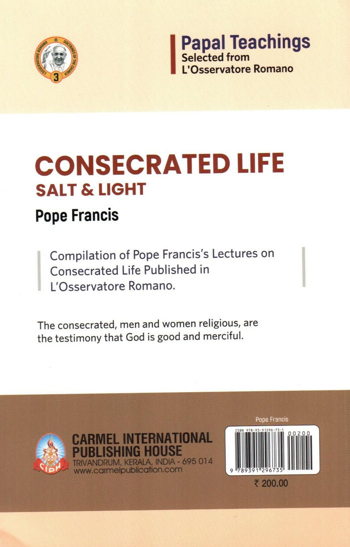 Consecrated Life: Salt & Light