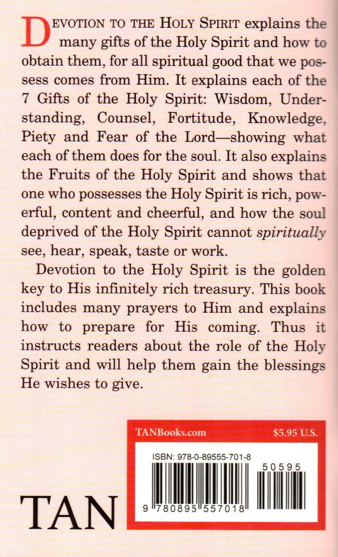 Devotion To The Holy Spirit (Booklet)
