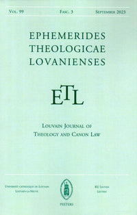 Ephemerides Theologicae Lovanienses | Vol. 99 | September 2023
