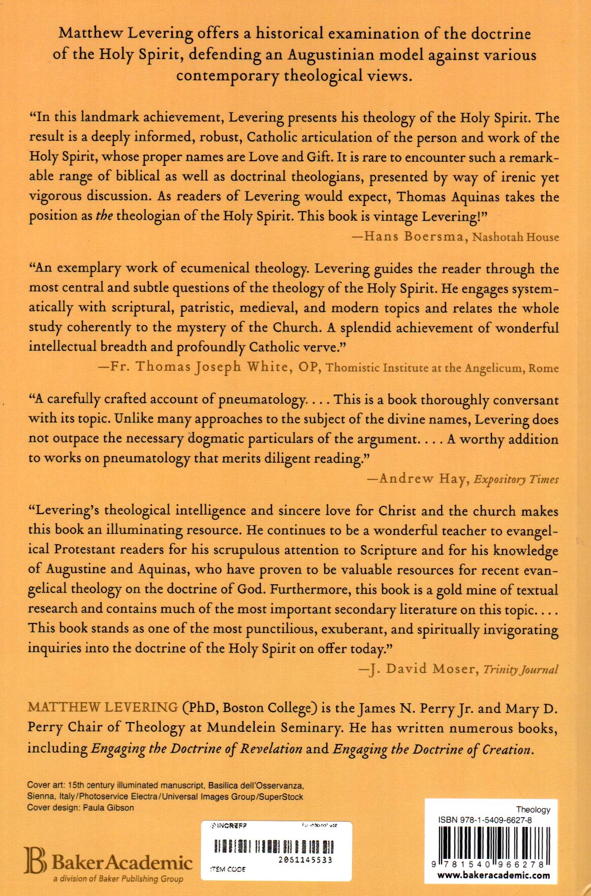 Engaging the Doctrine of the Holy Spirit