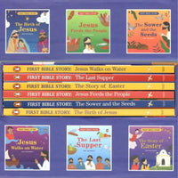 First Bible Stories (New Testament): Box set of Six Illustrated Bible Stories for Kids