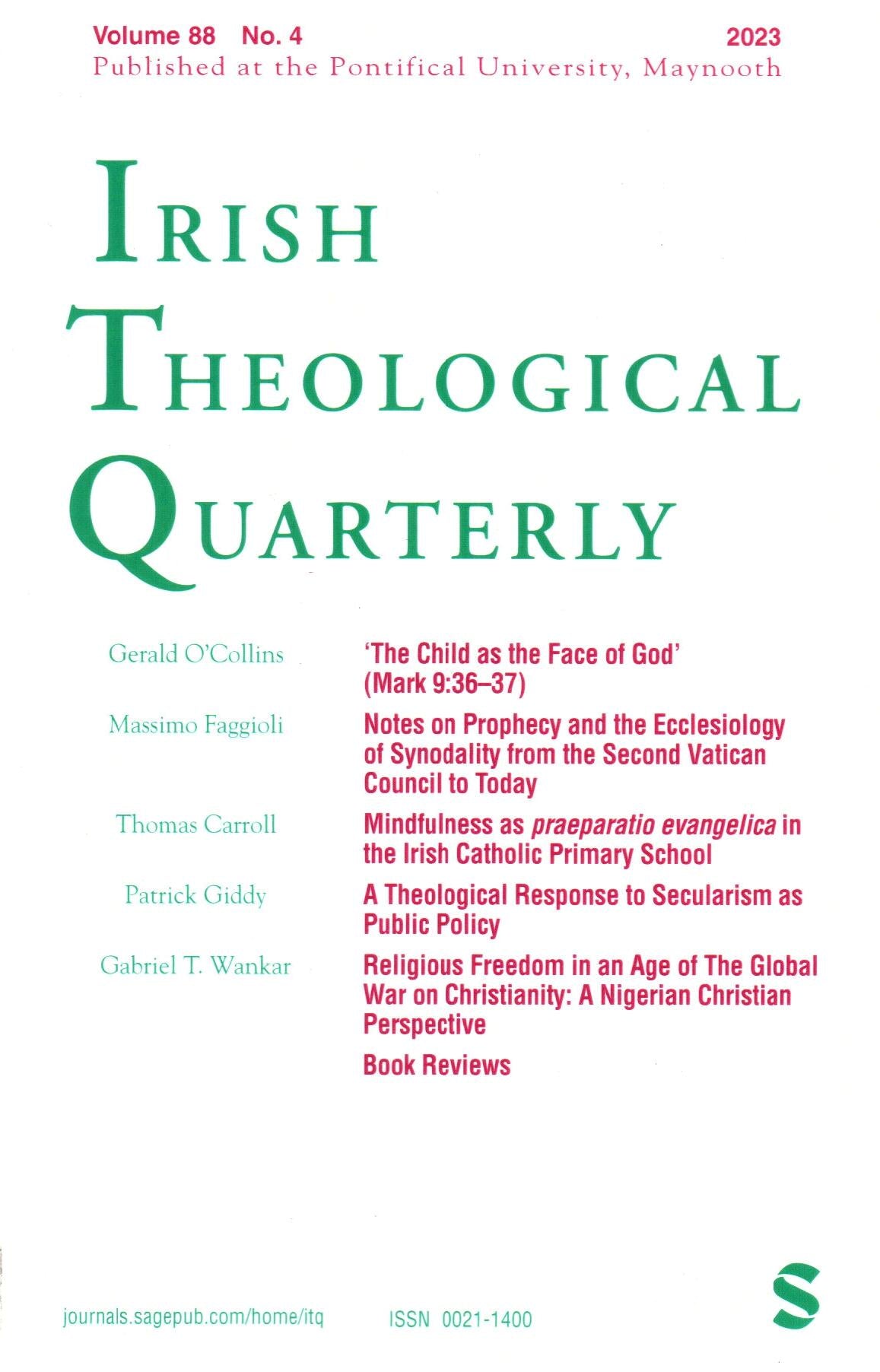 Irish Theological Quarterly | Vol.88 | No.4