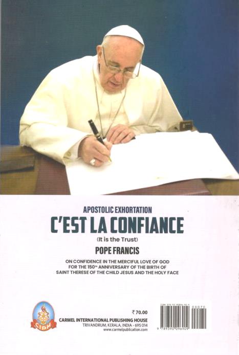 Apostolic Exhortation C’est La Confiance (It is the Trust)