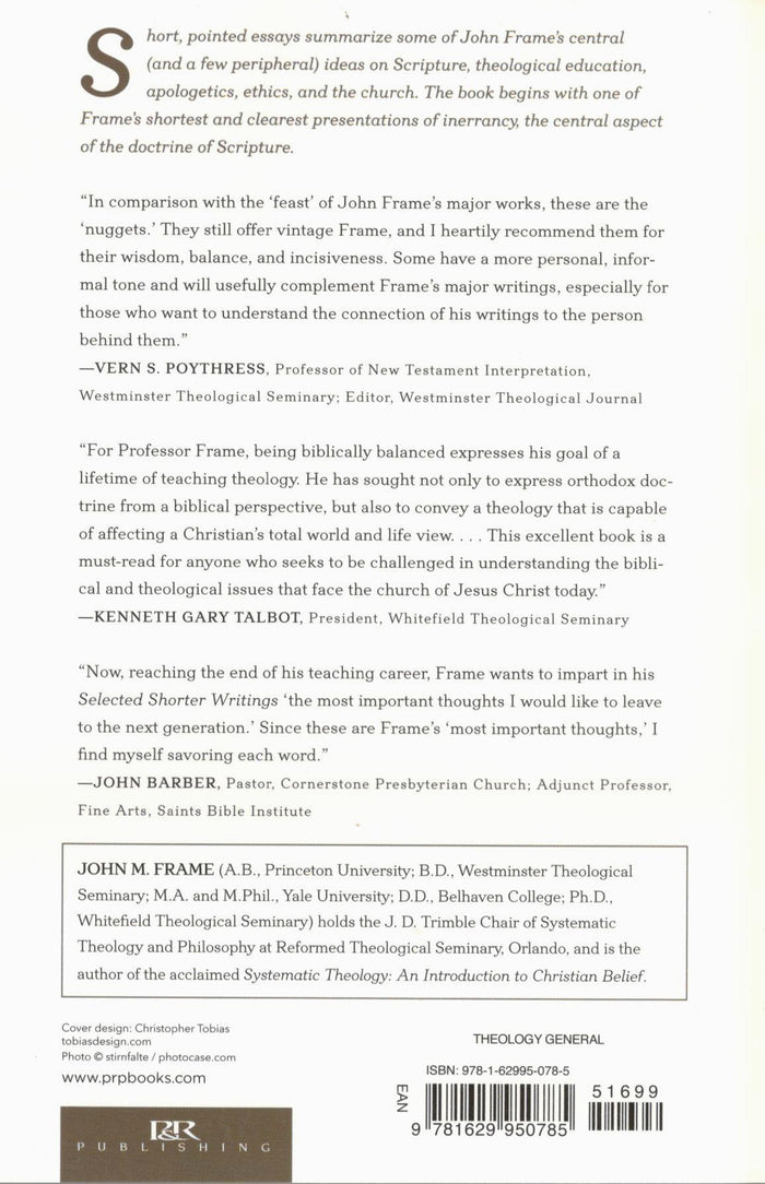 John Frame's : Selected Shorter Writings (Vol. 2)