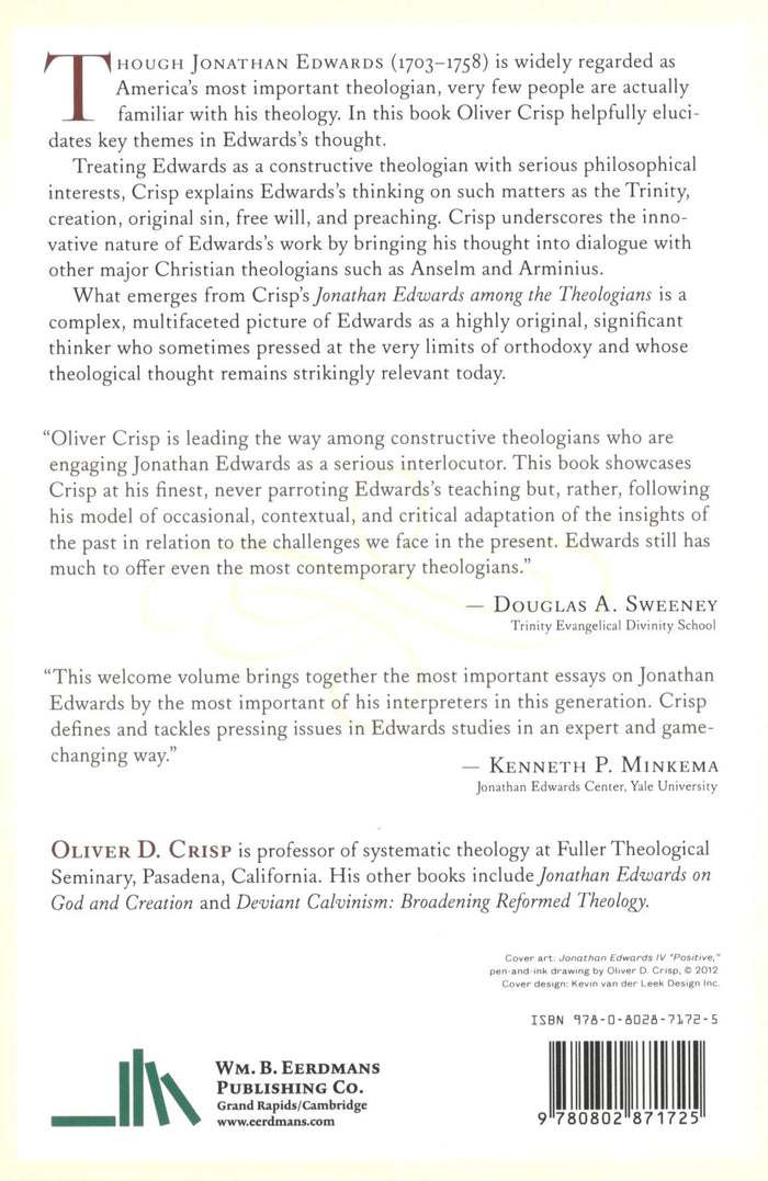 Jonathan Edwards among the Theologians