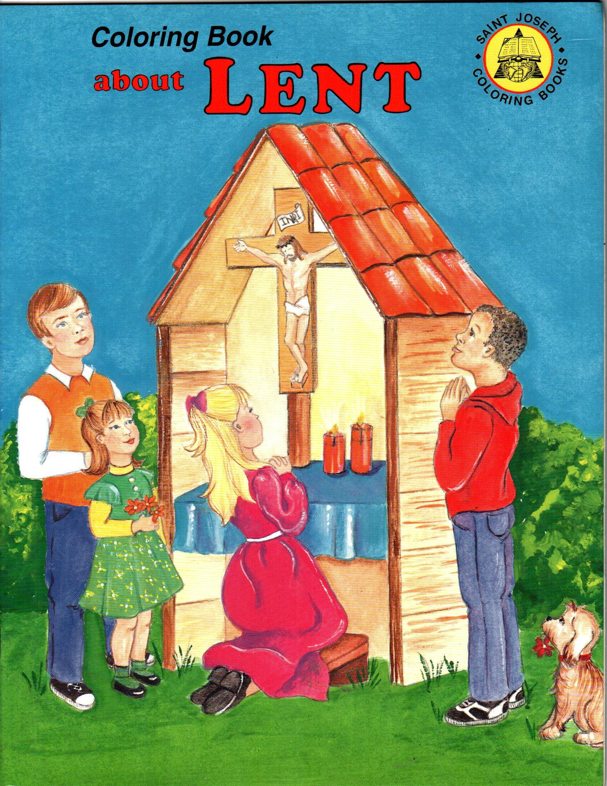 Coloring Book about Lent