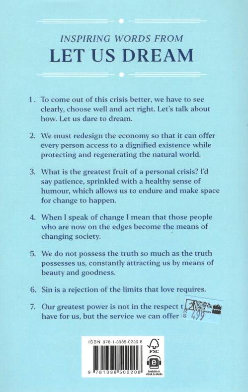 Let Us Dream : The Path to A Better Future