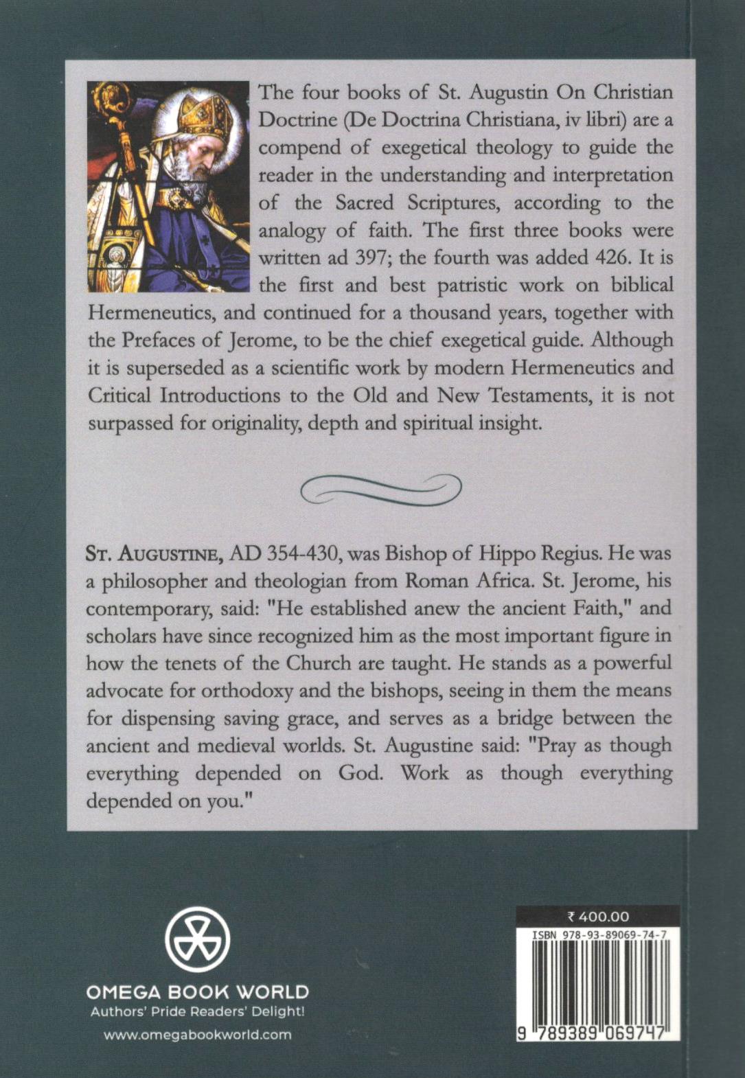 St. Augustine On Christian Doctrine
