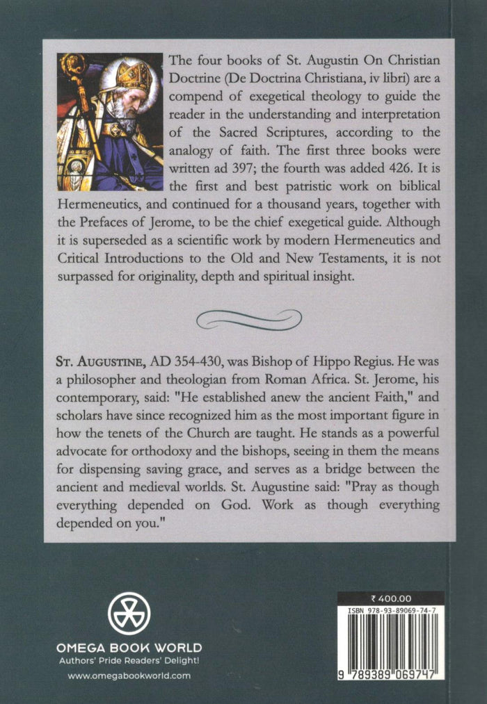 St. Augustine On Christian Doctrine