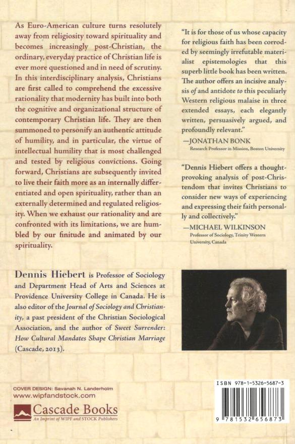 Rationality, Humility, & Spirituality in Christian Life