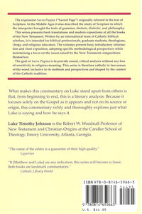 Sacra Pagina 3 : Gospel of Luke