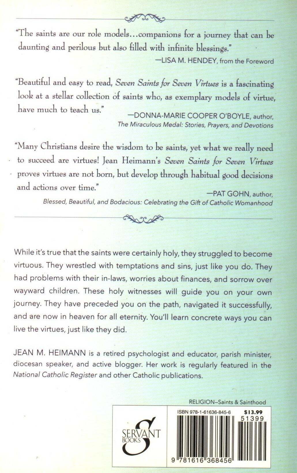 Seven Saints for Seven Virtues