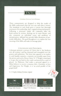 TNTC - Colossians & Philemon (Vol.12)