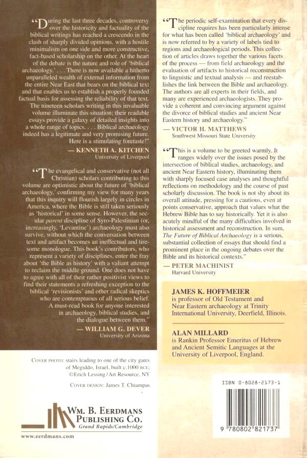 The Future of Biblical Archaeology