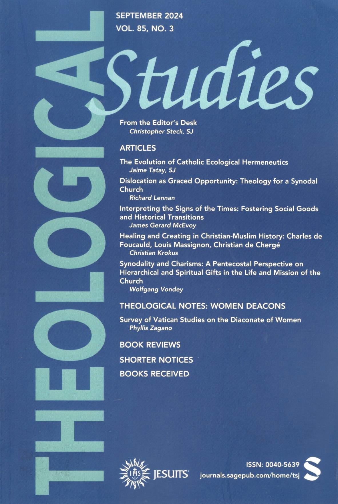 Theological Studies | September 2024 | Vol. 85, No. 3