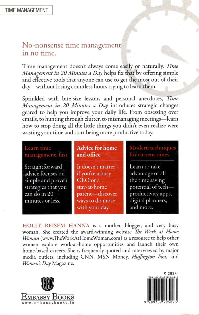 Time Management In 20 Minutes A Day
