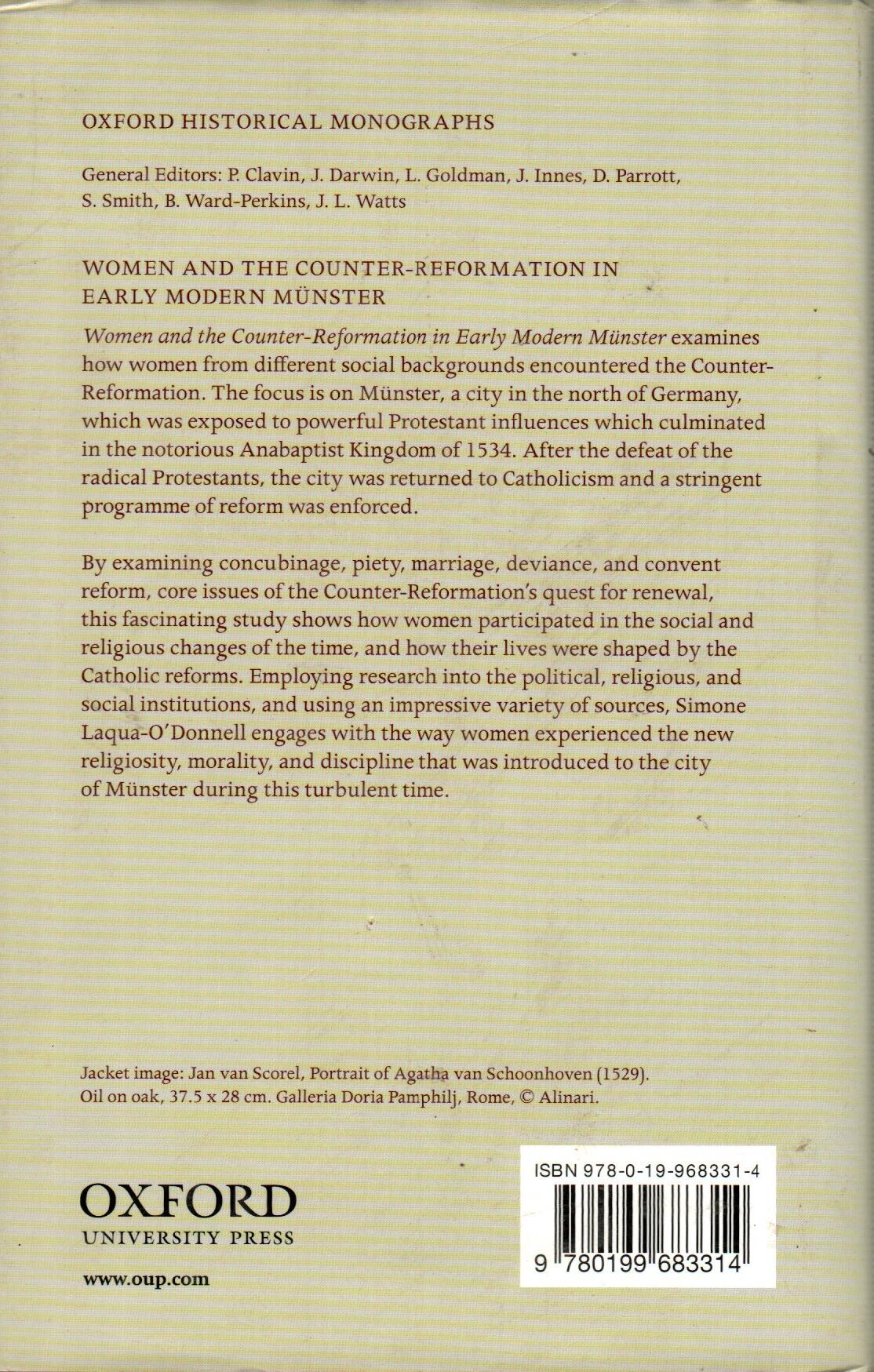 Women and the Counter Reformation in Early Modern Munster