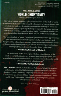 World Christianity : History, Methodologies, Horizons