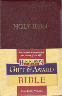 KJV : Gift & Award Bible-Burgundy