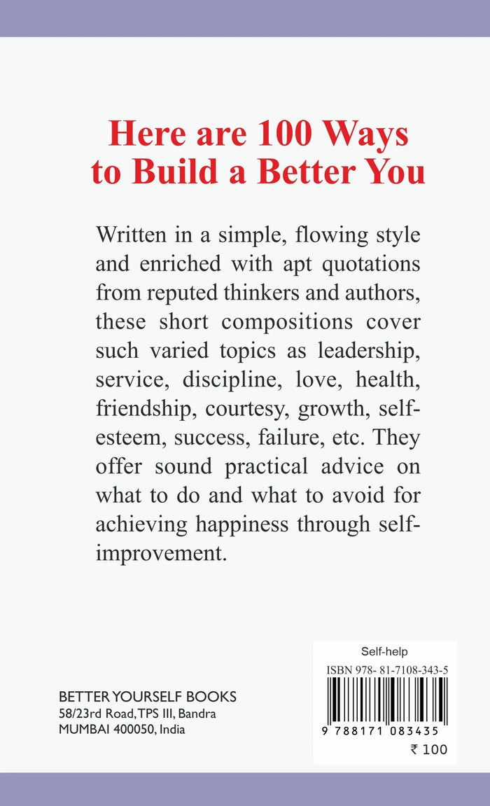 100 Ways to Build a Better You