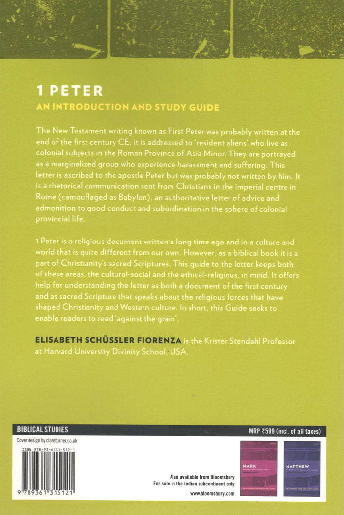 1 Peter (T&T Clark’s Study Guides to the New Testament)