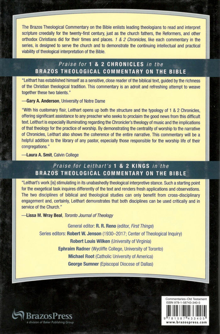 Brazos Theological Commentary on the Bible - 1 & 2 Chronicles