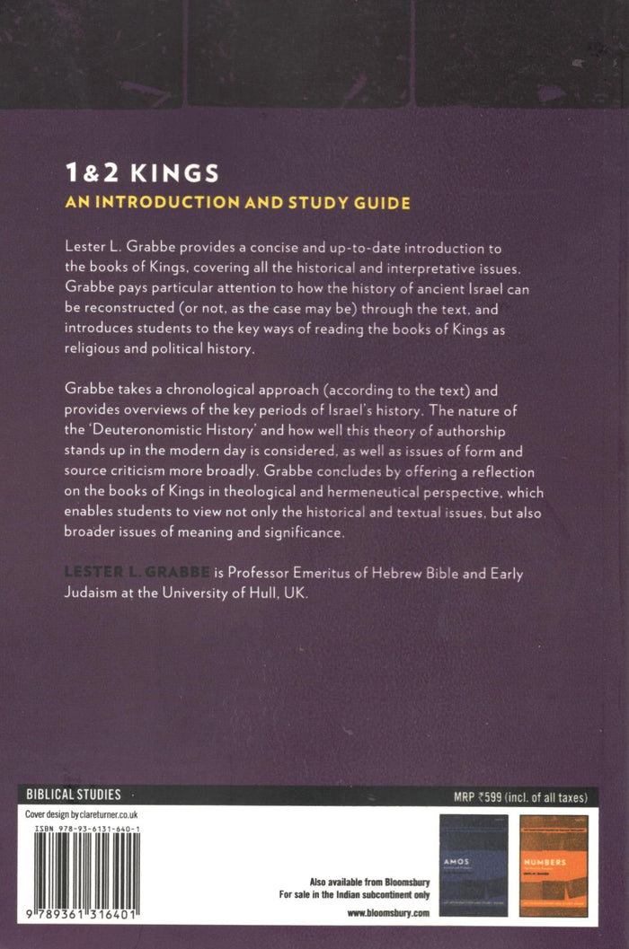 1 & 2 Kings (T&T Clark’s Study Guides to the New Testament)