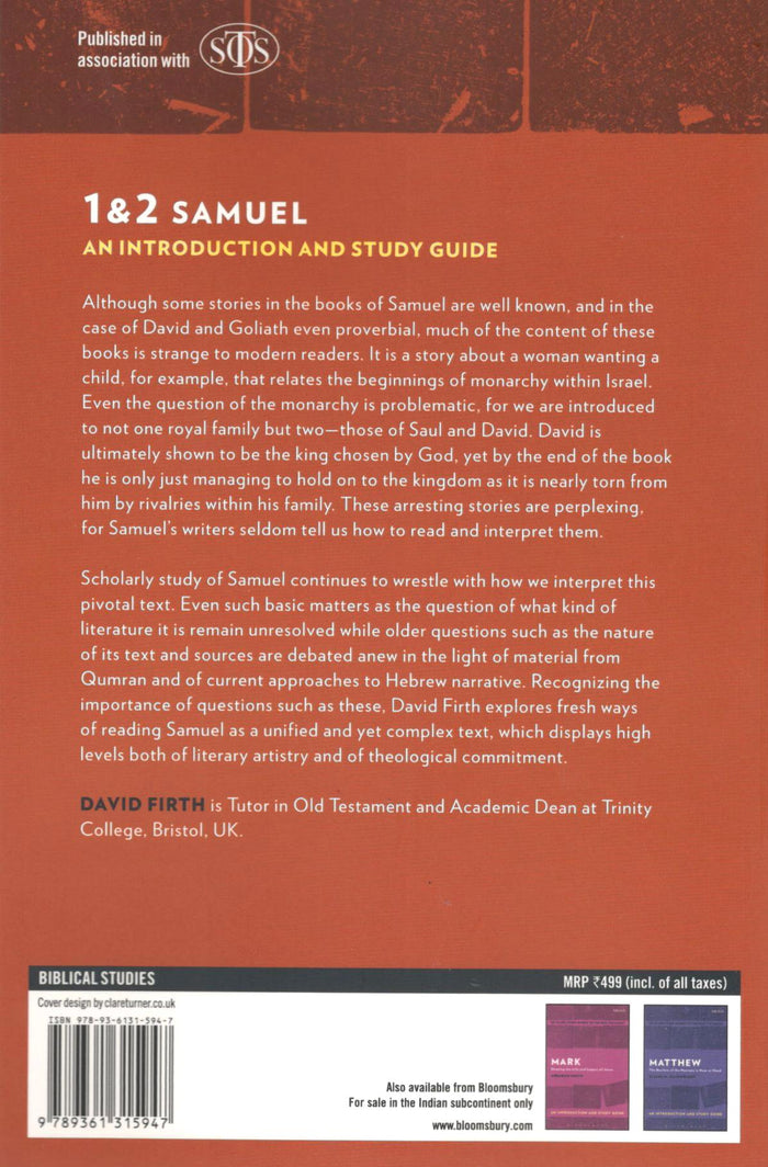 1 & 2 Samuel (T&T Clark’s Study Guides to the New Testament)