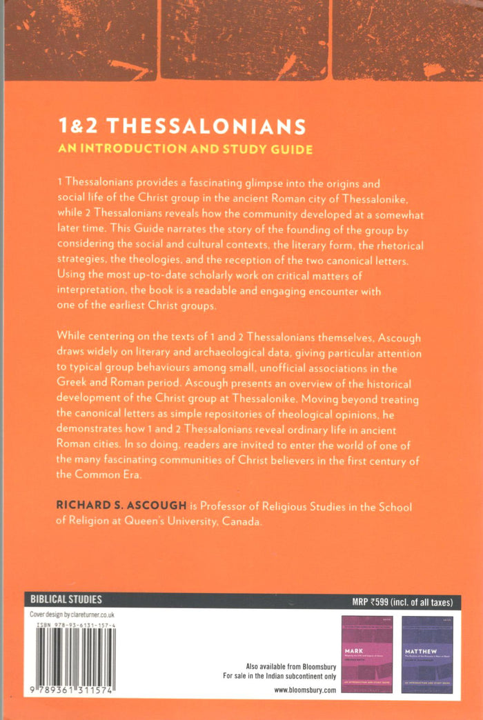 1 & 2 Thessalonians (T&T Clark’s Study Guides to the New Testament)
