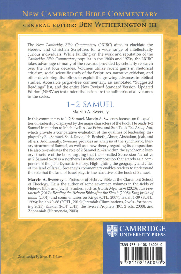 1 - 2 Samuel (New Cambridge Bible Commentary)