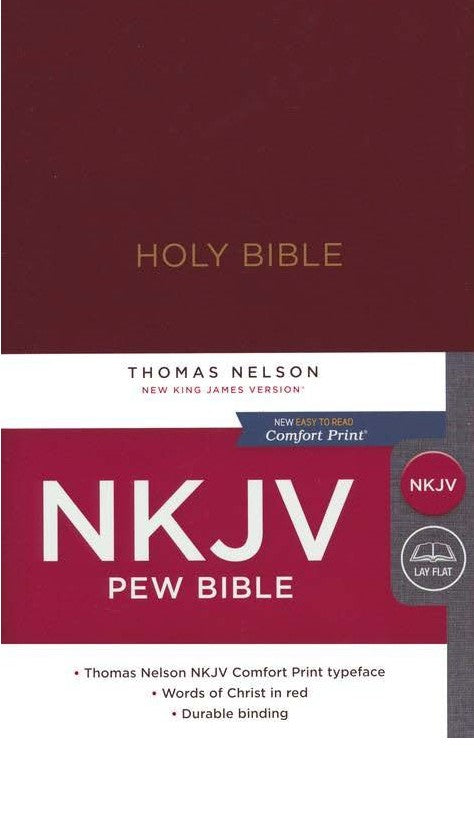 NKJV Pew Bible Comfort Print: Holy Bible