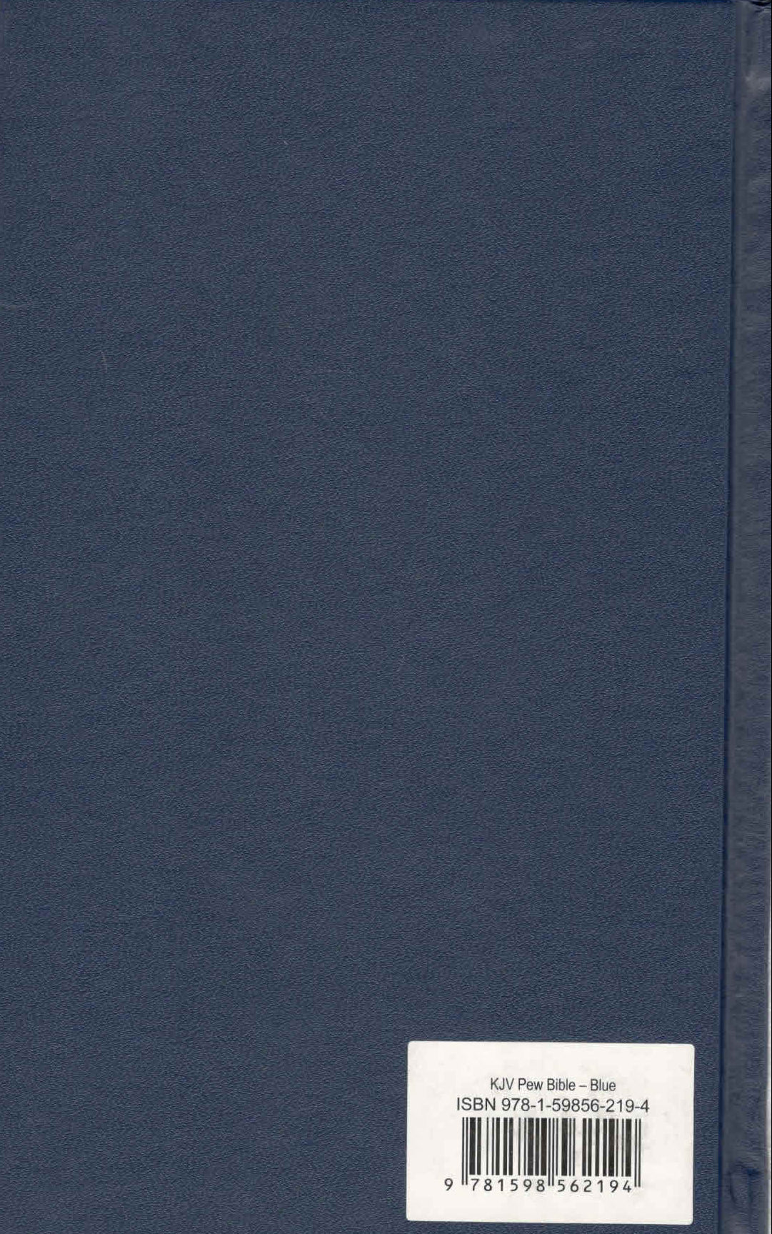 KJV Pew Bible- Blue