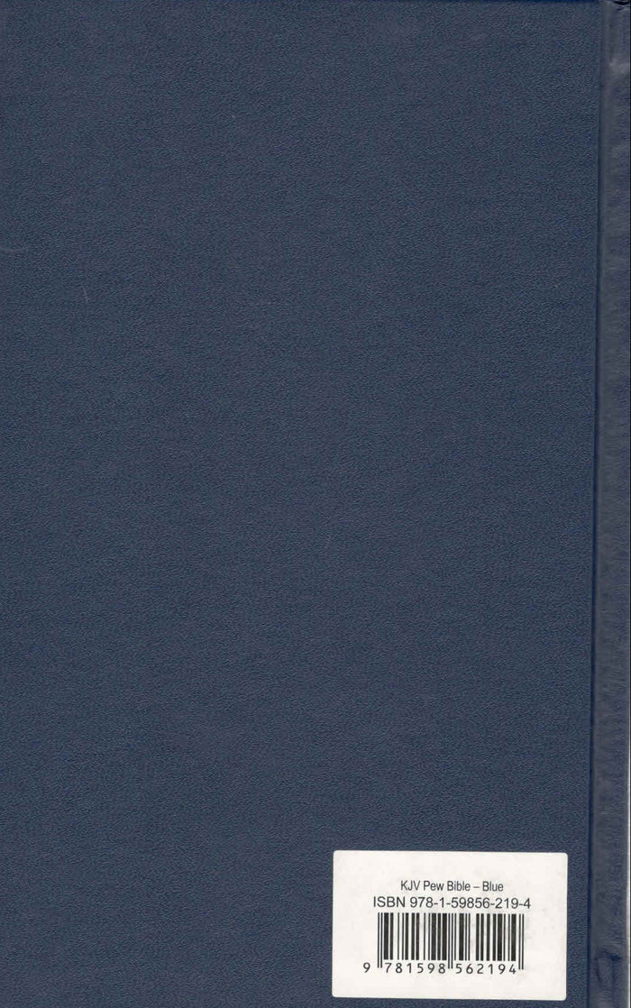 KJV Pew Bible- Blue