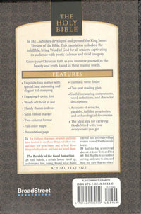 KJV Holy Bible Compact