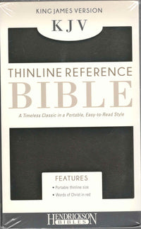KJV Thinline Reference Bible (Flexisoft, Black, Red Letter)