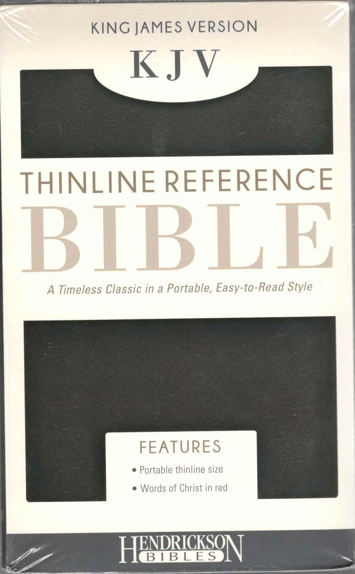 KJV Thinline Reference Bible (Flexisoft, Black, Red Letter)