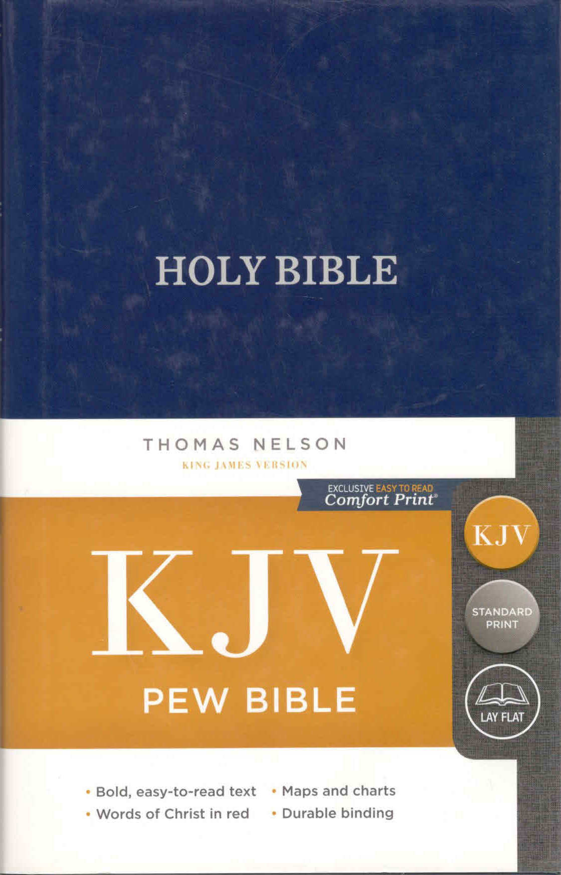 KJV Pew Bible Comfort Print: Holy Bible