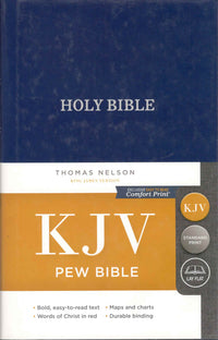 KJV Pew Bible Comfort Print: Holy Bible