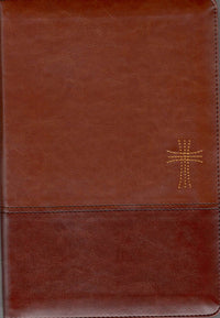NIV : Thinline Bible, Leathersoft, Brown, Red Letter,Zippered,