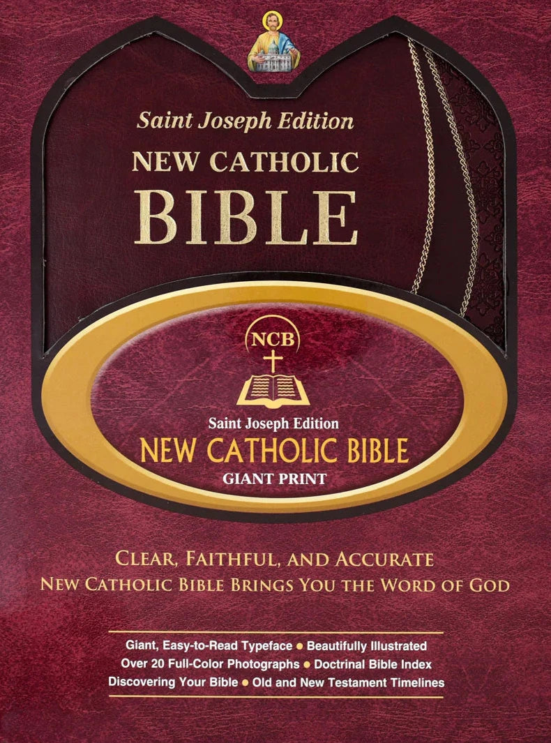 St. Joseph New Catholic Bible (Burgundy)