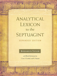 Analytical Lexicon to the Septuagint