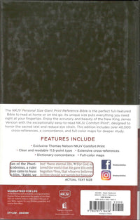 NKJV Personal Size Giant Print Reference Bible