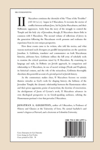 The Anchor Bible - II Maccabees