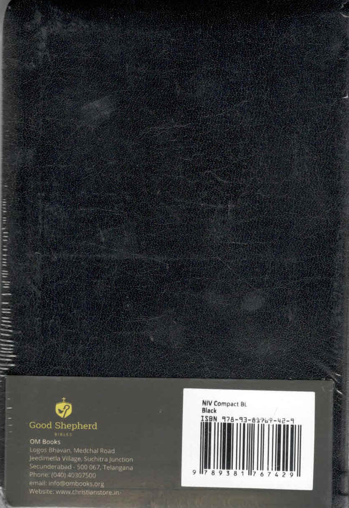 NIV Holy Bible Compact, Black