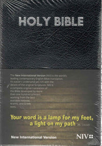 NIV Holy Bible Compact Black