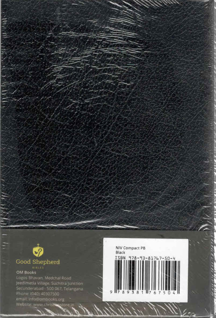 NIV Holy Bible Compact Black