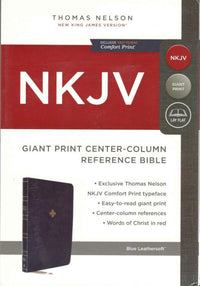 NKJV Giant Print Center-Column Reference Bible