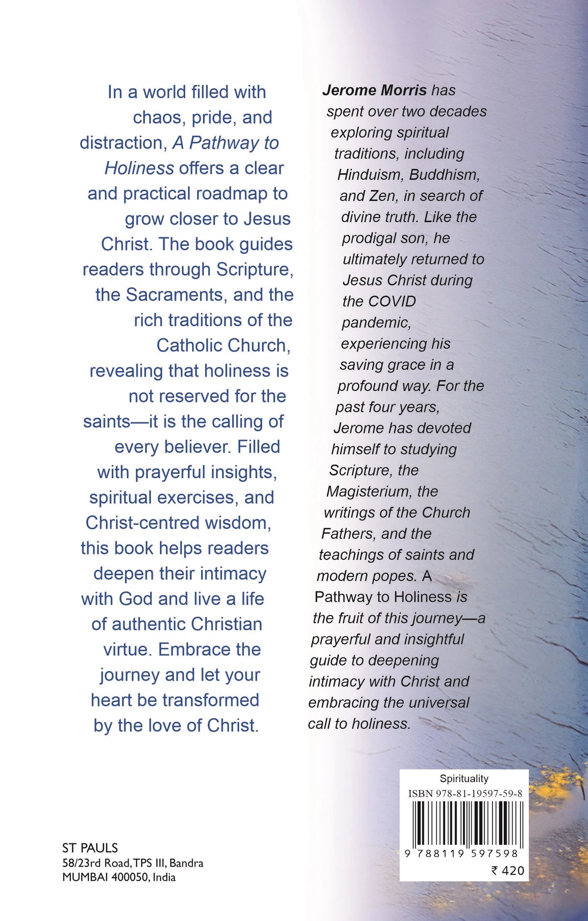 A Pathway to Holiness